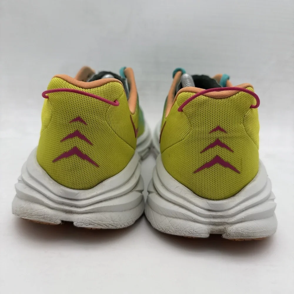 Hoka One One Rincon 3 Mens 11.5D Shoes Green Yellow Running Sneaker 1119395 CEPR - Picture 5 of 16
